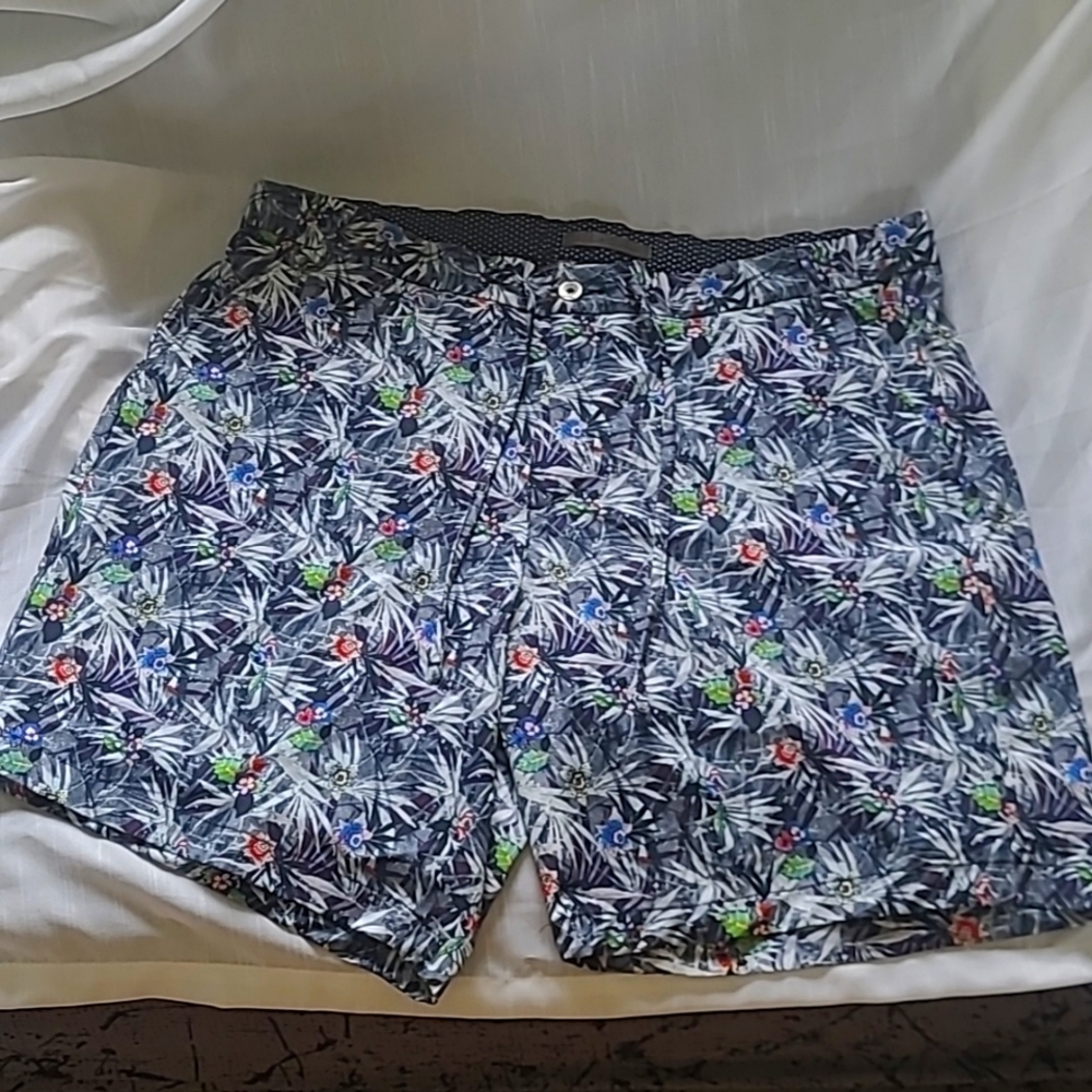 Robert Graham Floral Paisley Performance Board Shorts Swim Trunks Pants 42 $128